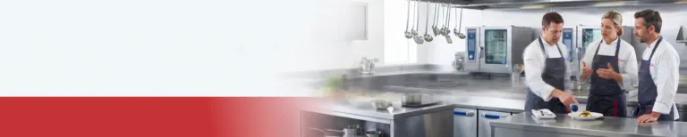 Capacitación gastronómica profesional de CHS en cocina industrial moderna con chefs especializados y procesos de formación para la industria alimentaria.